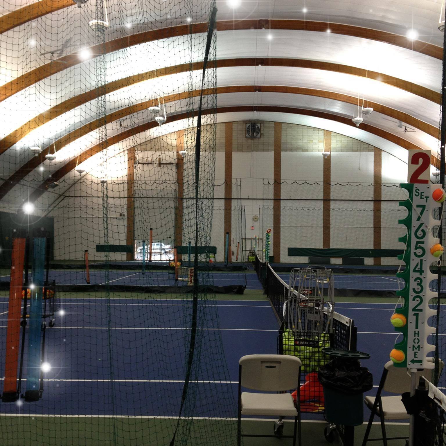 Indoor tennis courts
